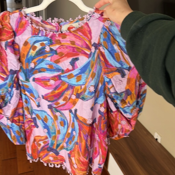 Farm Rio Puff Sleeve Top - Picture 3 of 9